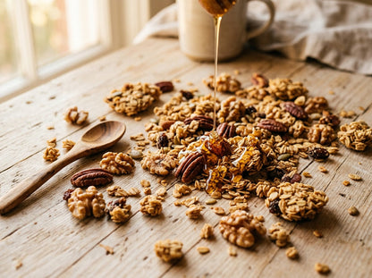 Original granola with honey and pecans